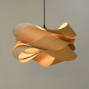 Wood Shavings Chandelier