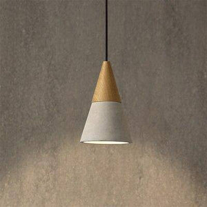 Oak Cement Pendant