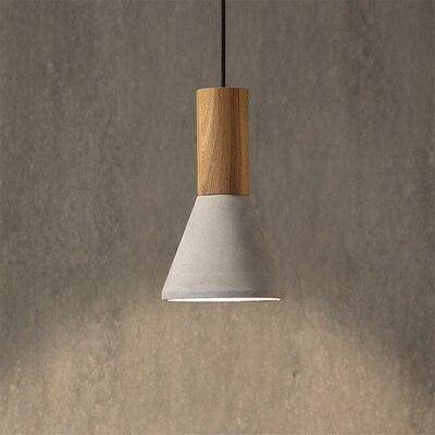 Oak Cement Pendant