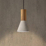 Oak Cement Pendant