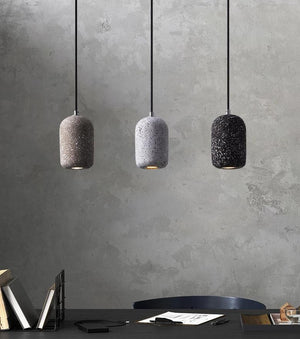 Pave Cement Pendant Light